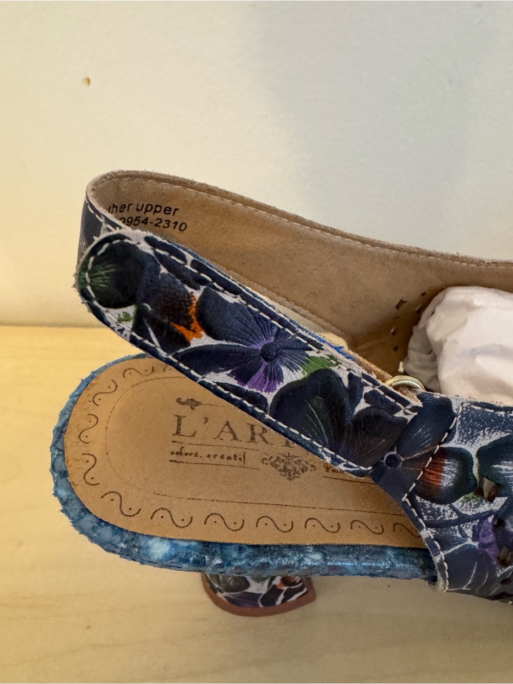 L’Artiste Floral High Heels | Size 9 (EU 40) - Picture 6 of 13